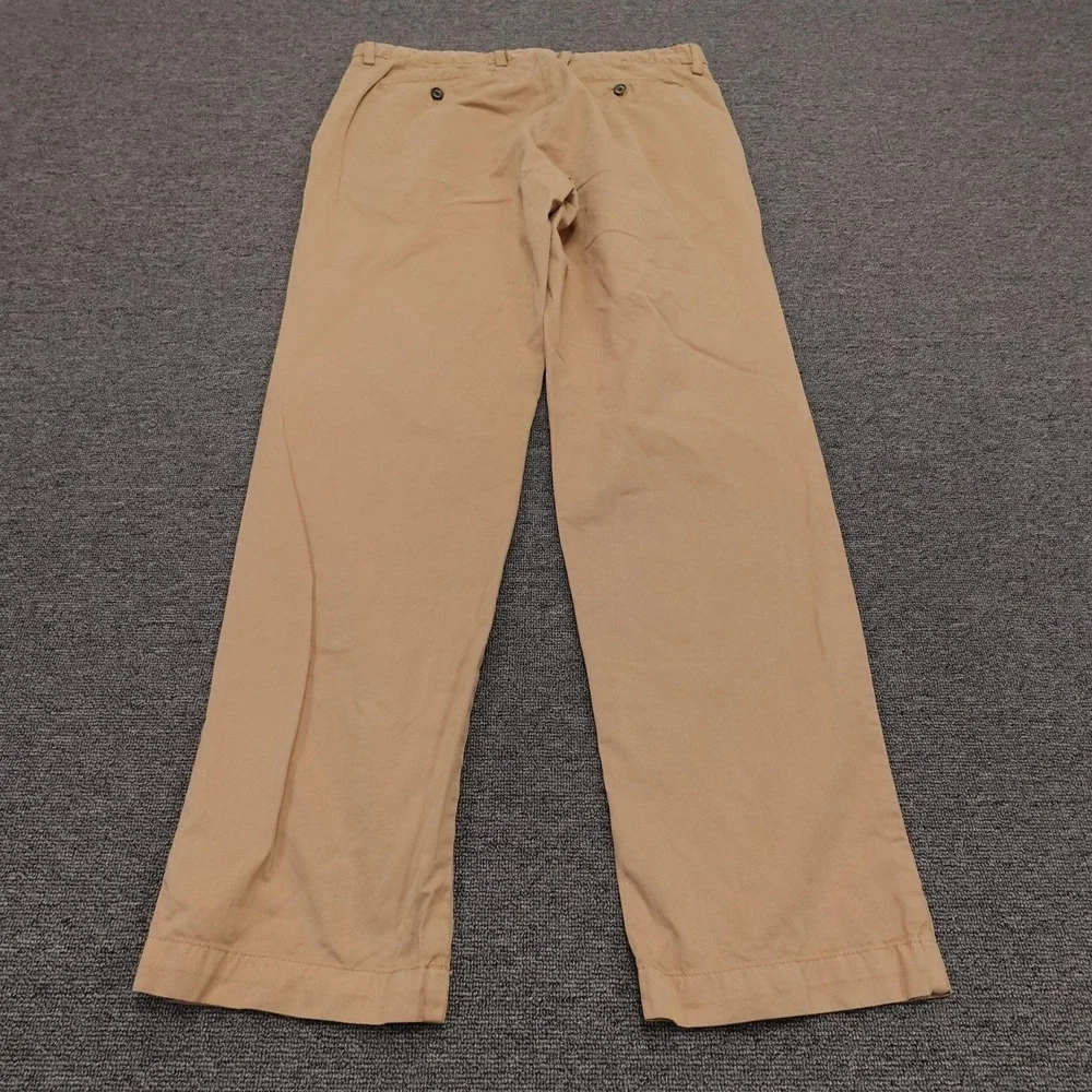 Tommy Bahama Pants Mens 35x32 Beige Pima Cotton Modal Chino Straight Leg Casual